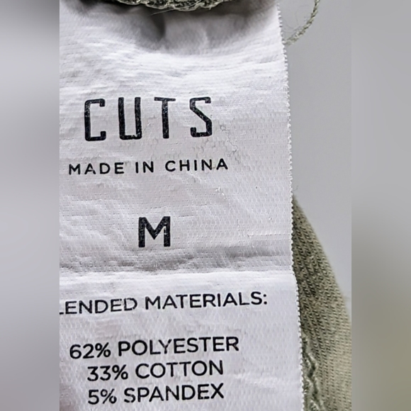 Cuts Clothing Olive Green Split-Hem - Picture 3 of 4